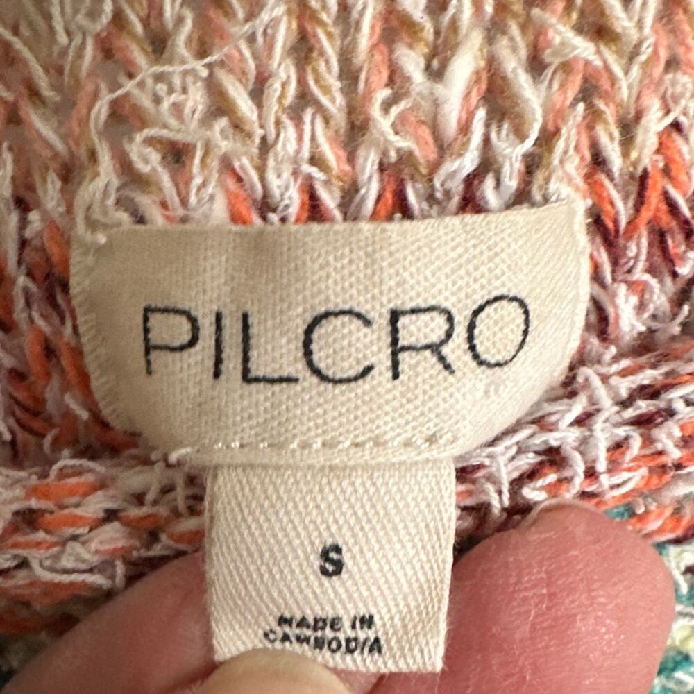 Anthropologie Pilcro Space-Dyed Textured Knit‎ Sweater Tee - Small - Picture 3 of 8